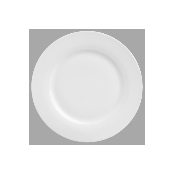 Assiette creuse en porcelaine D 24cm - blanche