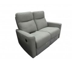 Le canapé 2 places relax électriques en tissu