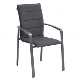 FAUTEUIL EMPILABLE DIESE ANTHRACITE GRAPHITE