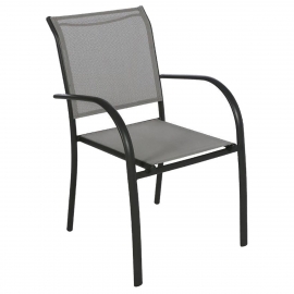 FAUTEUIL PIAZZA GALET /GRAPHITE