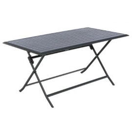 TABLE AZUA PLI ALU GRAPHITE 6P