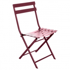 CHAISE PLIANTE GREENSBORO BORDEAUX