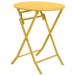 TABLE GREENSBORO RONDE MOUTARDE 2P