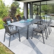 TABLE PAVANE EXT ALU GRAPHITE 10P