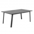 TABLE PAVANE EXT ALU GRAPHITE 10P