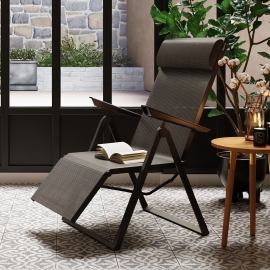 FAUTEUIL DECIMA ANTHRACITE GRAPHITE