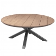 TABLE RONDE ORIENGO ACACIA GRAPHITE 8P